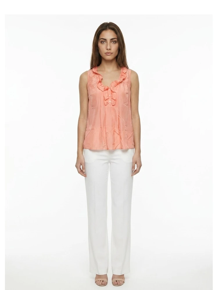 Pink Silk Blouse