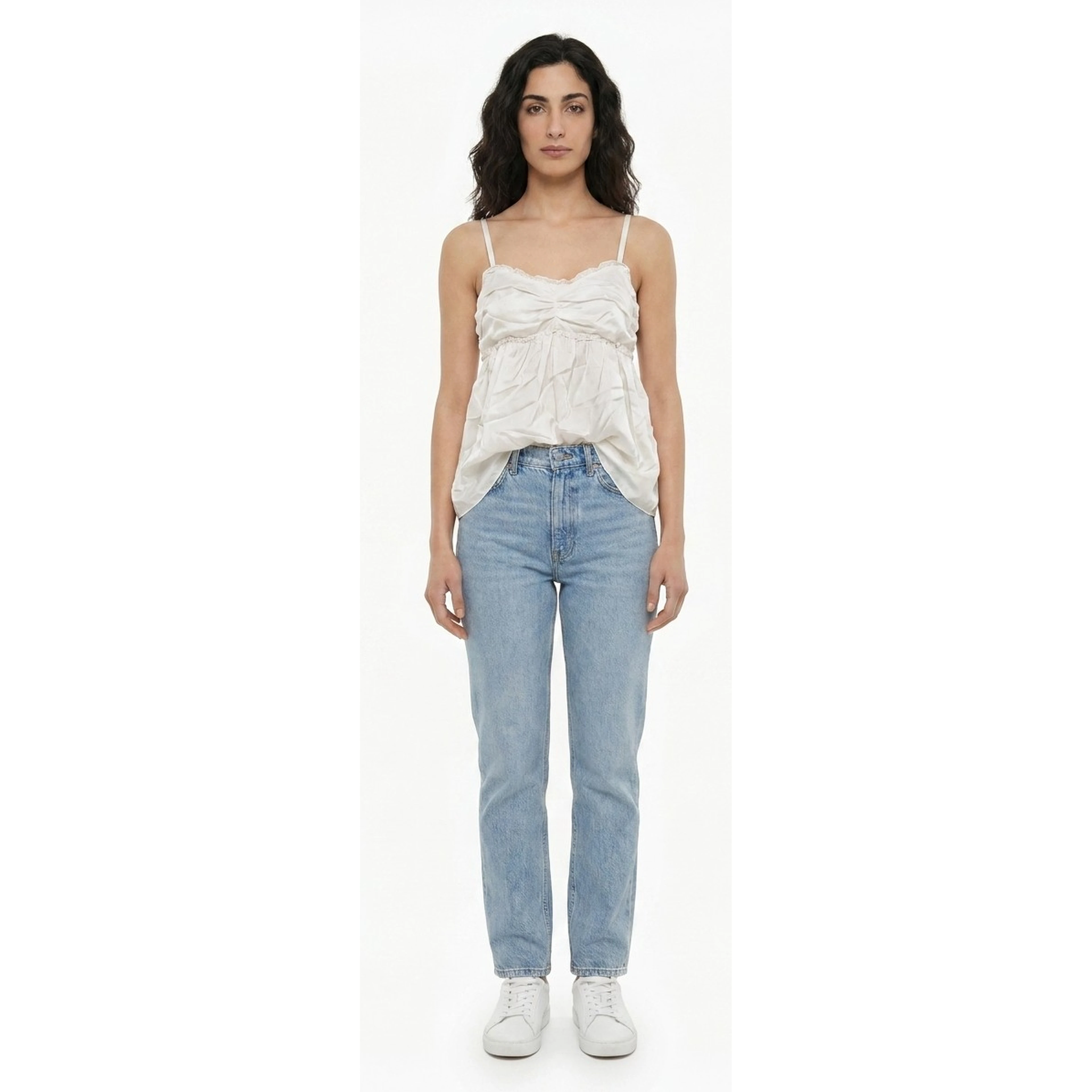 White Silk Blouse