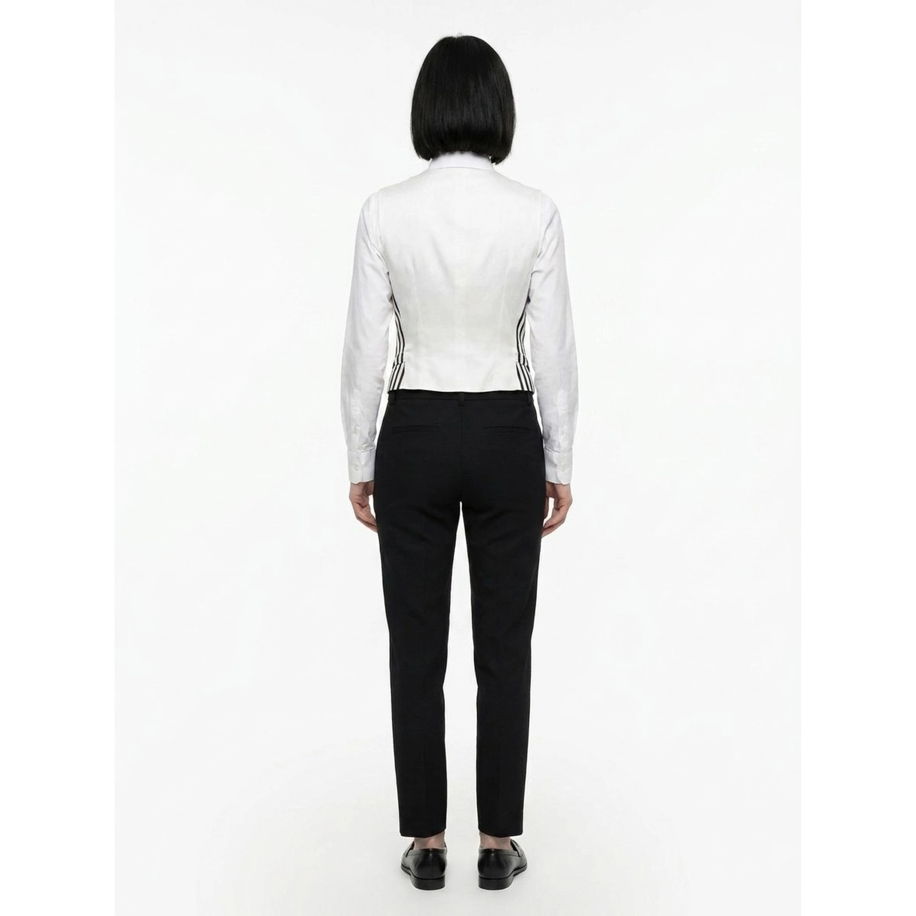 Bicolor Cotton Waistcoat