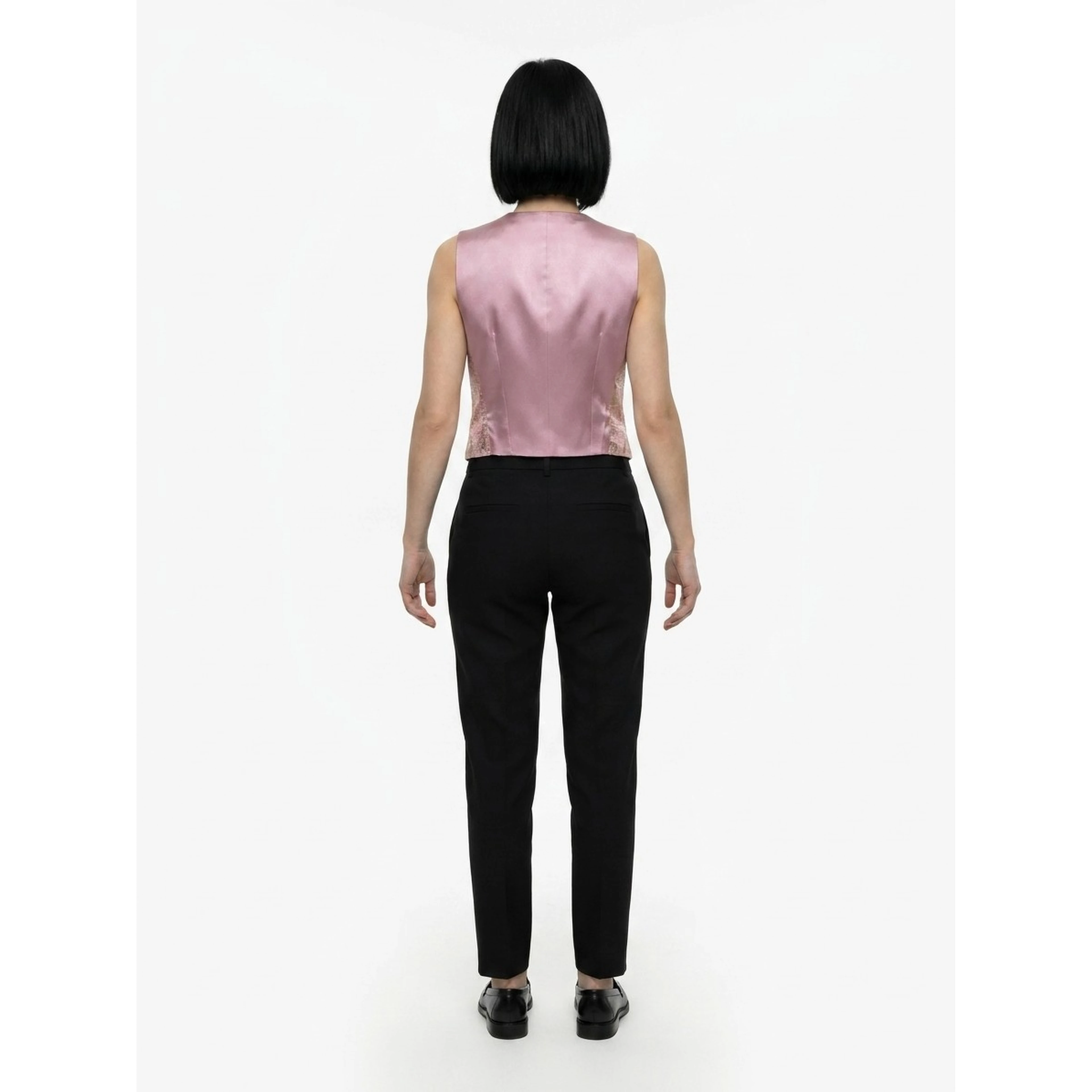 Multicolor Elastane Waistcoat