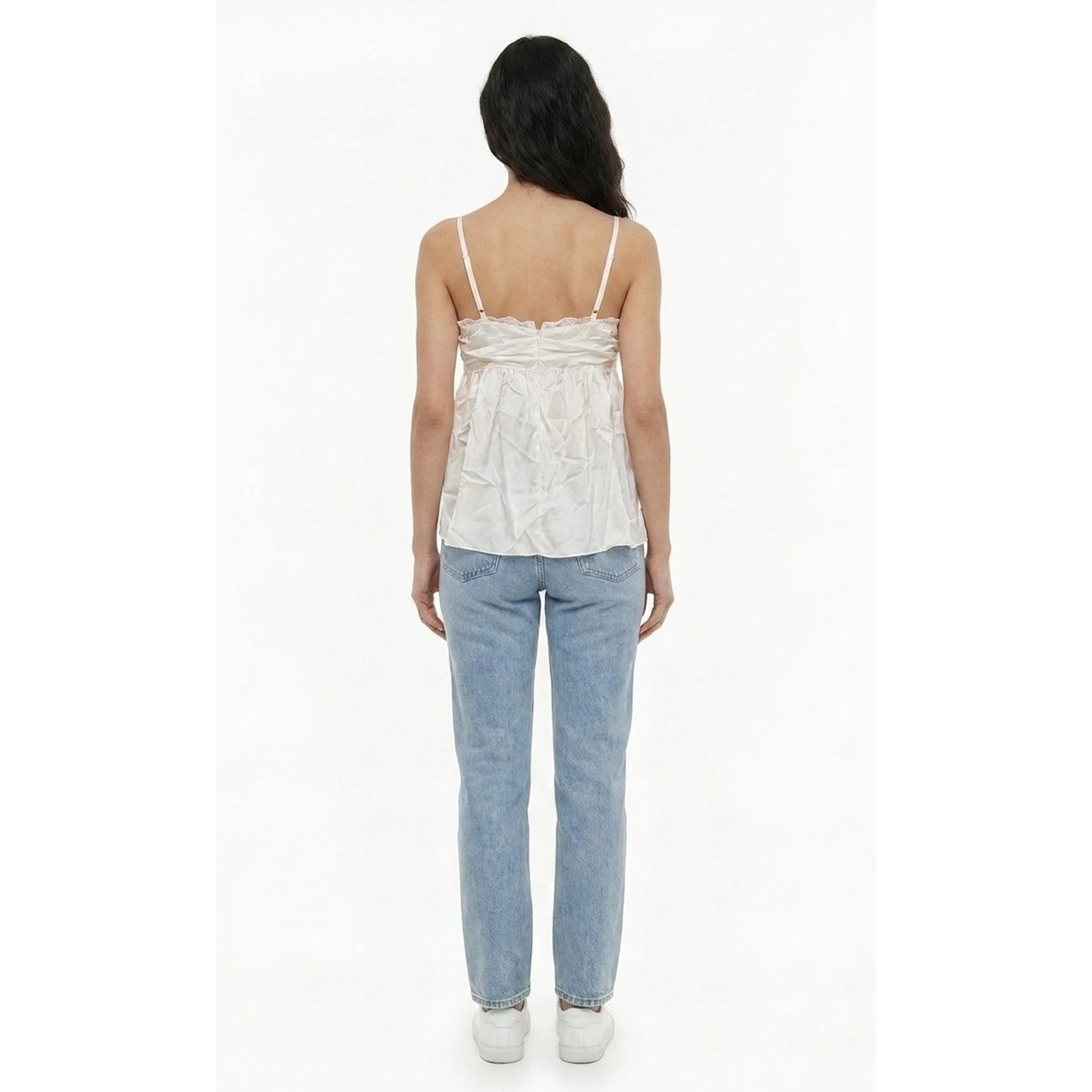 White Silk Blouse