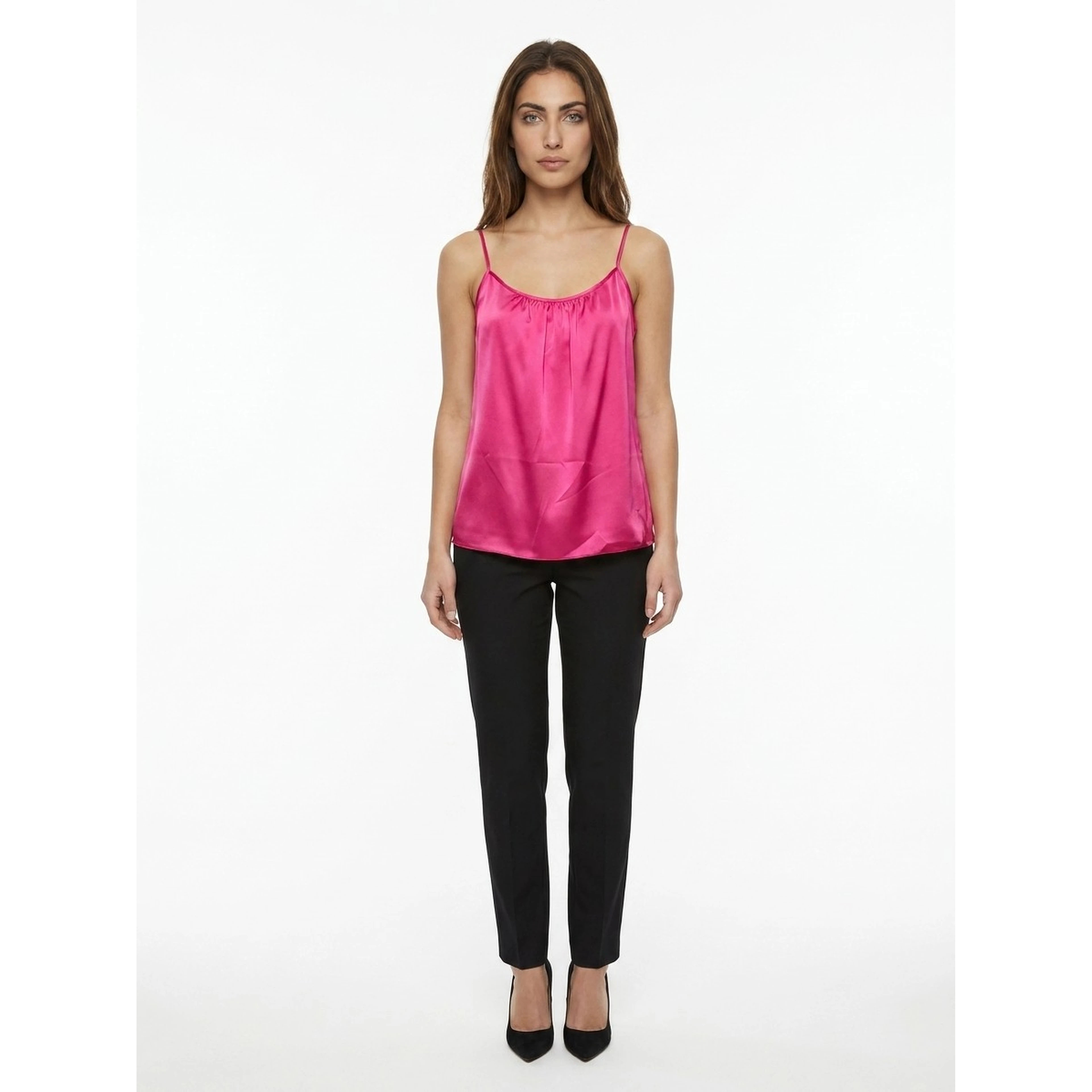 Pink Silk Shirt