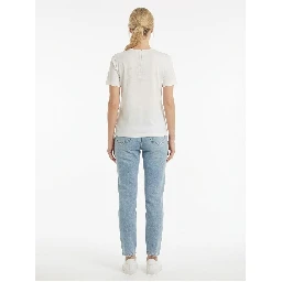 White Silk T-Shirt