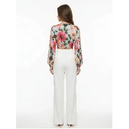 Multicolor Elastane Pattern Shirt