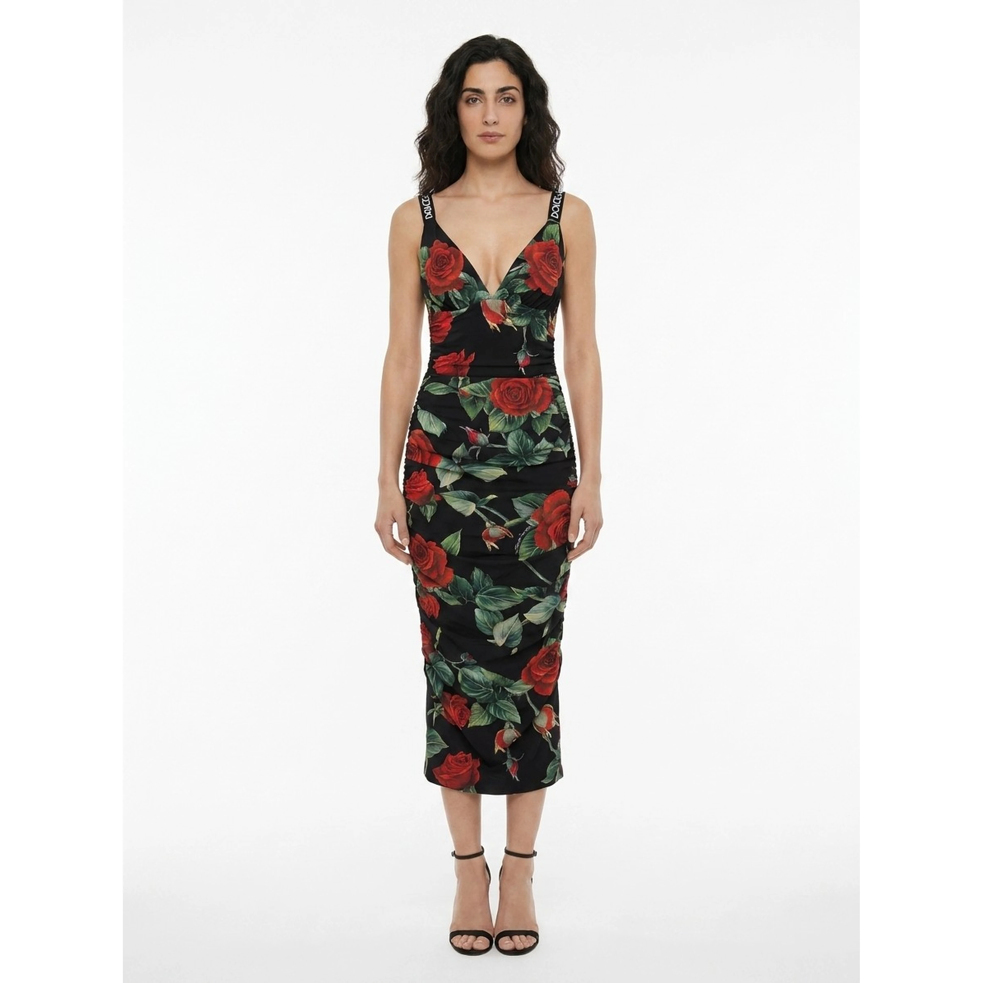 Multicolor Elastane Casual Dress