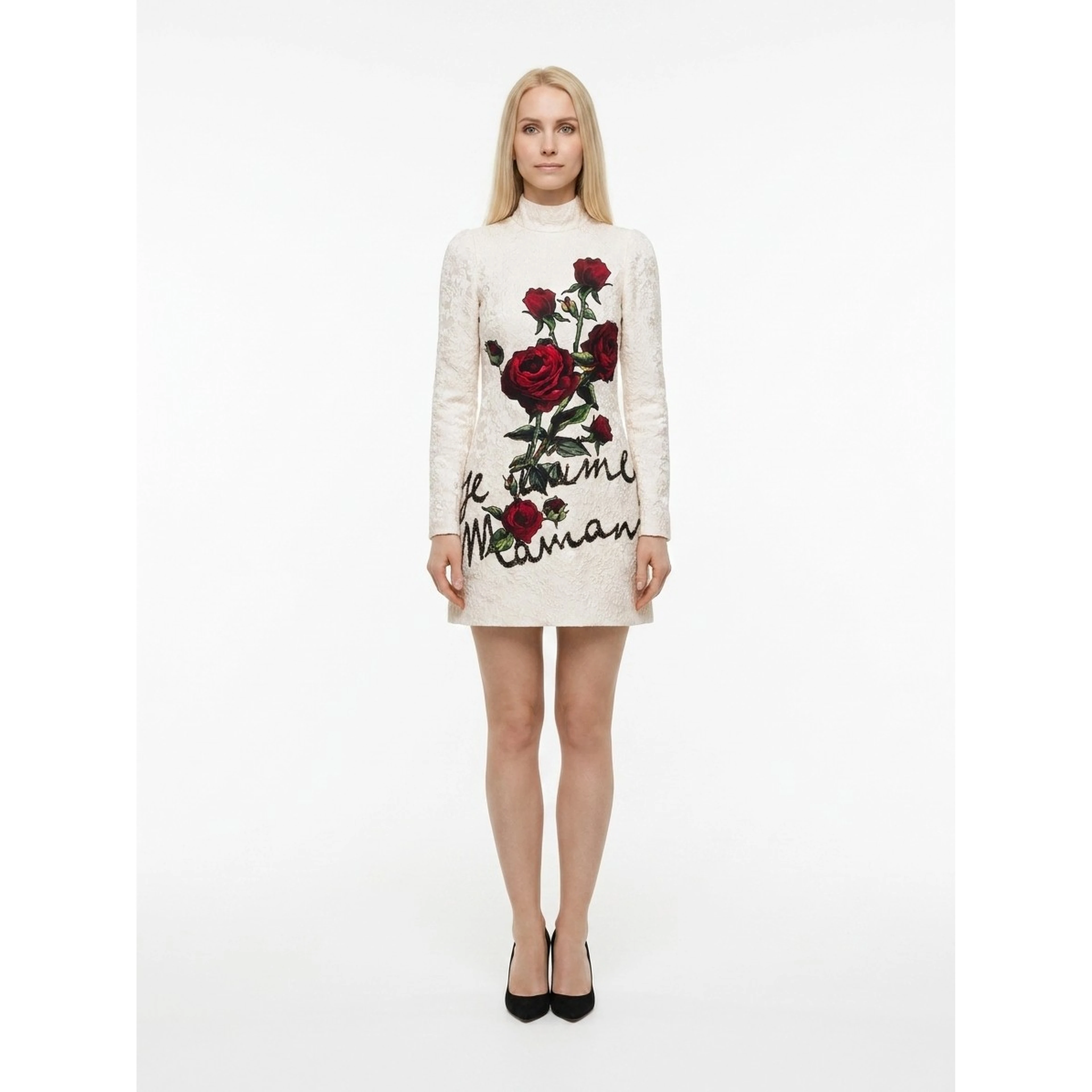 White Cotton Casual Dress
