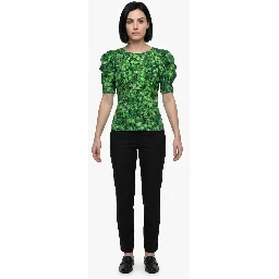 Multicolor Elastane Pattern Shirt