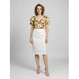 Multicolor Elastane Pattern Shirt