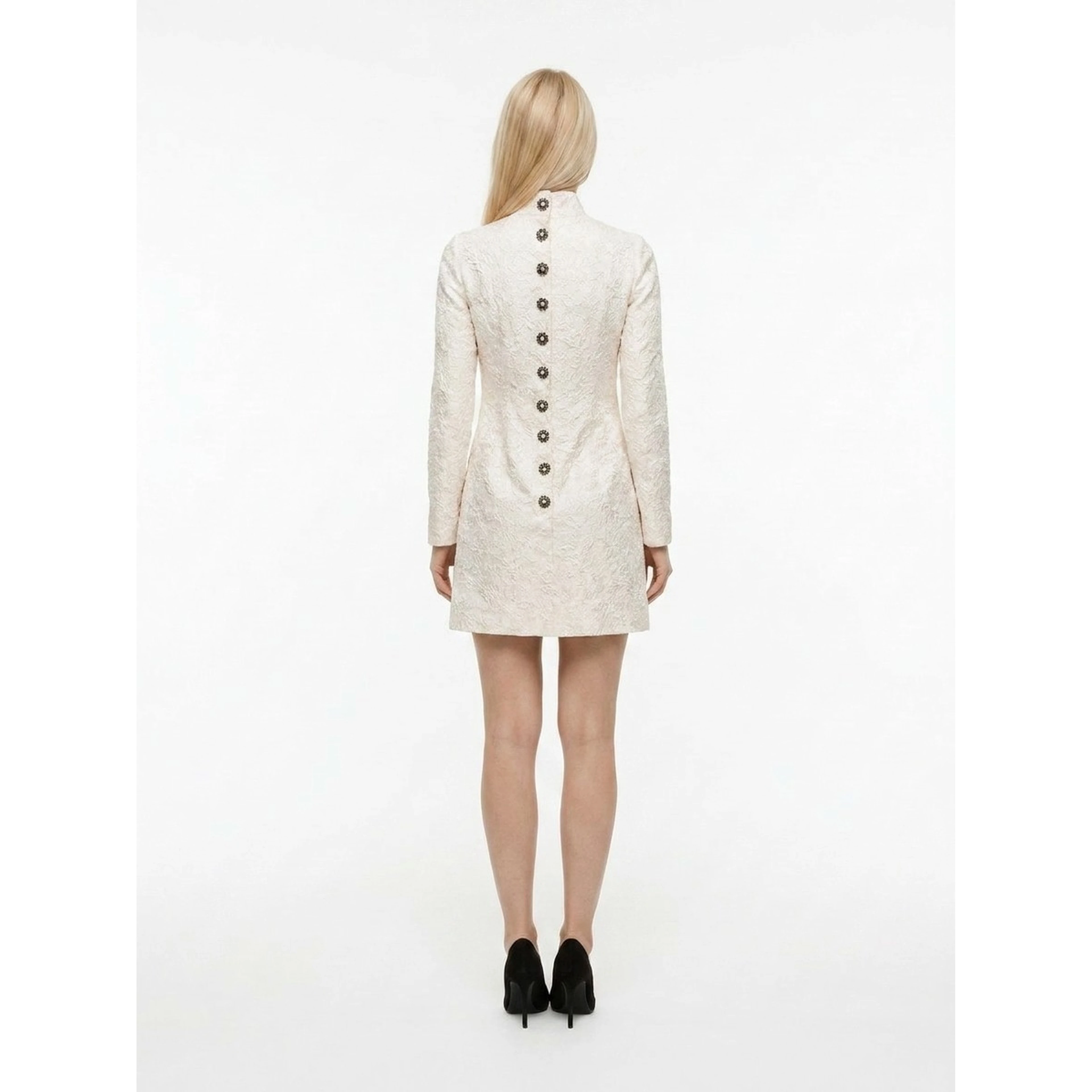 White Cotton Casual Dress