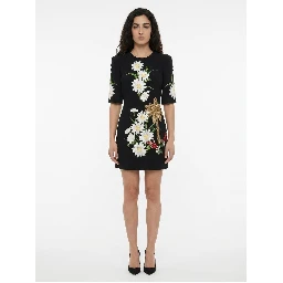 Multicolor Wool Casual Dress