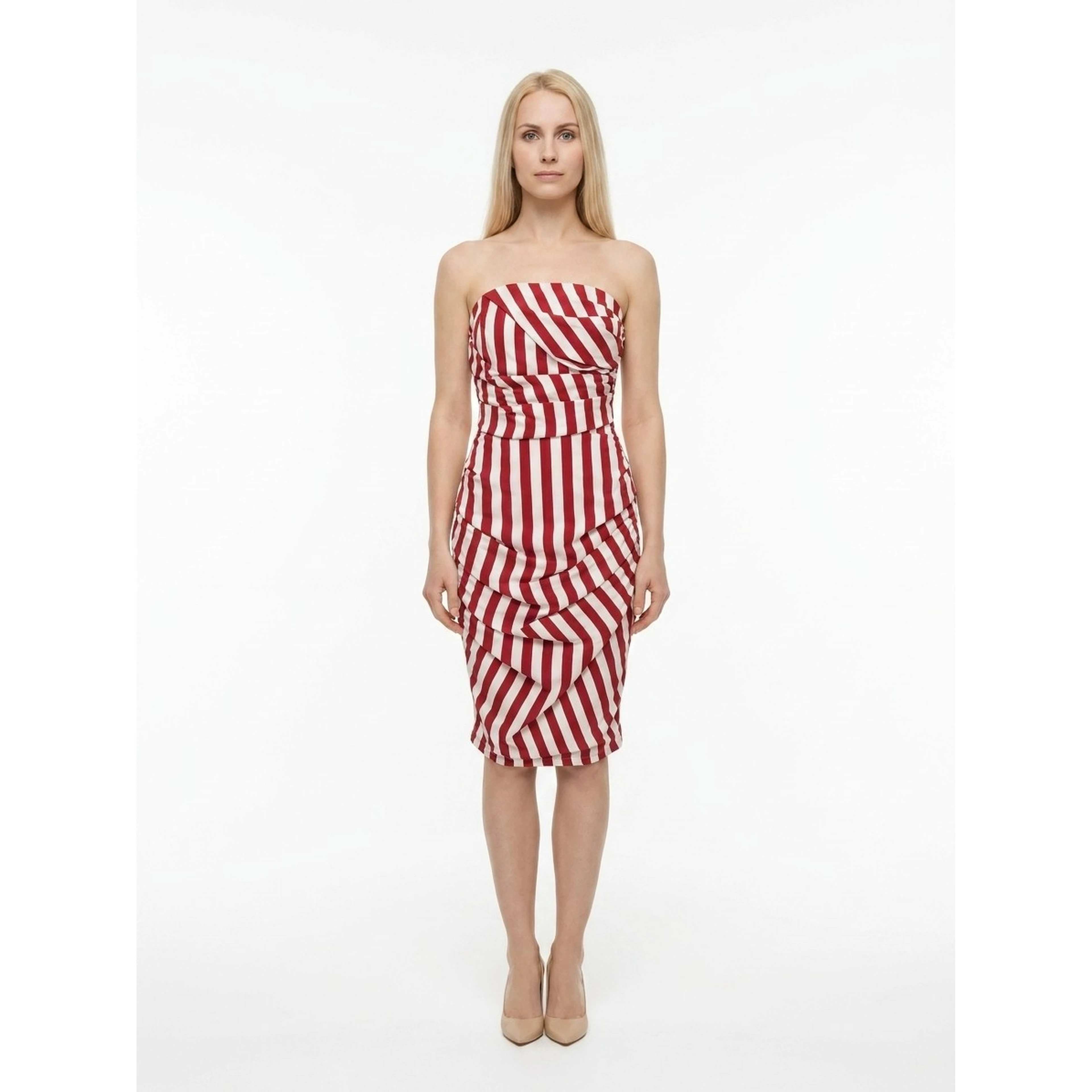 Multicolor Elastane Casual Dress