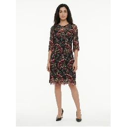 Multicolor Cotton Casual Dress