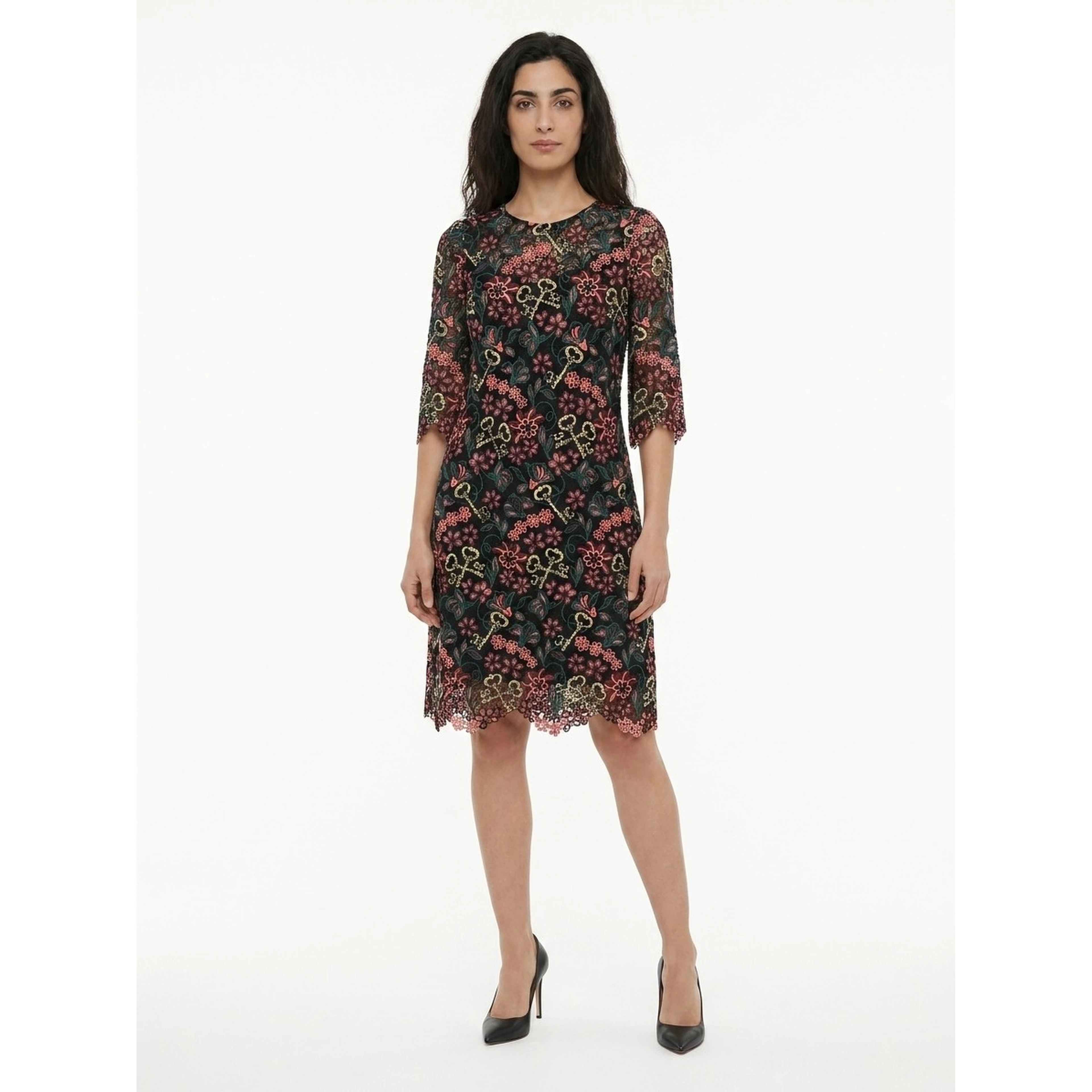 Multicolor Cotton Casual Dress