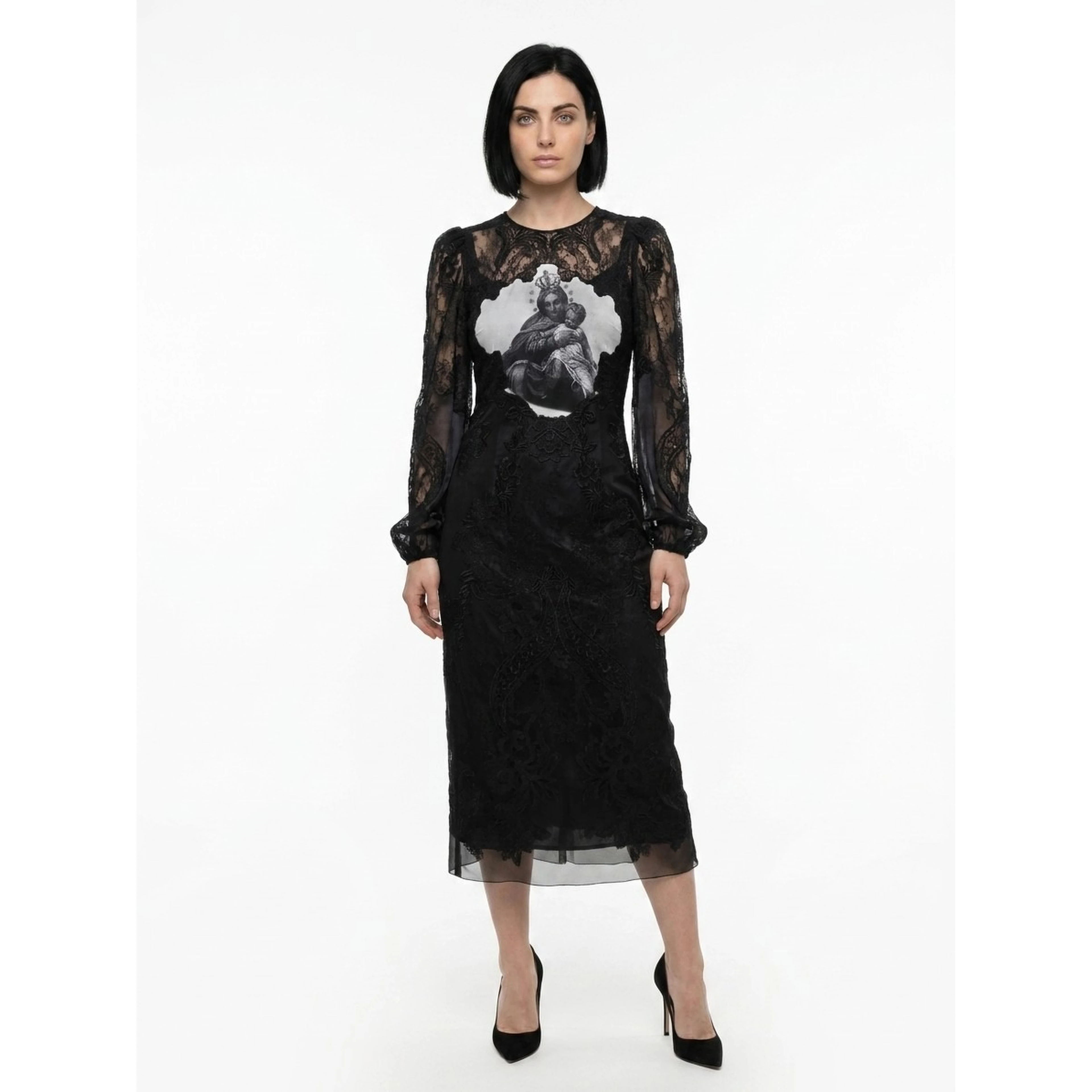 Multicolor Cotton Cocktail Dress