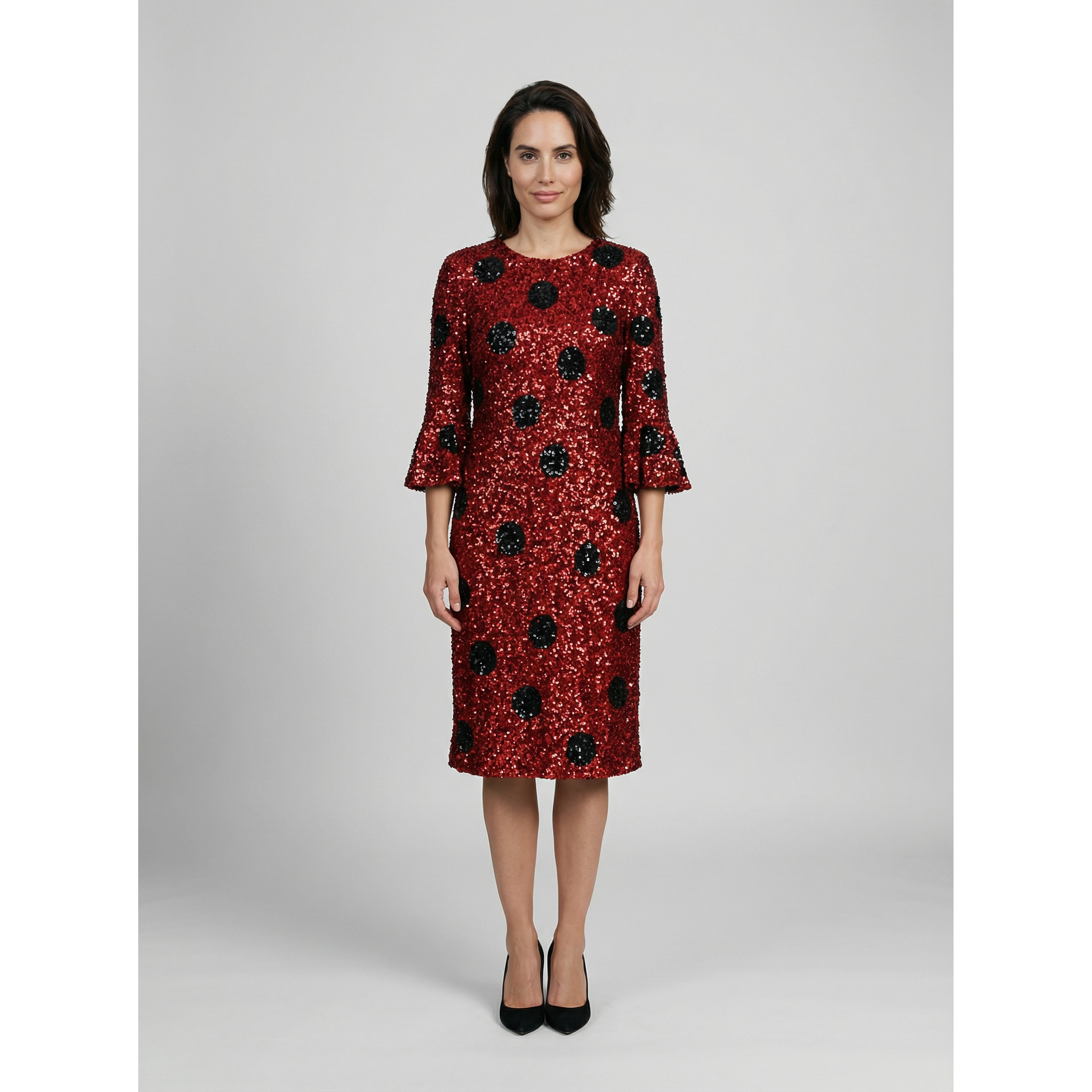 Multicolor Cotton Cocktail Dress