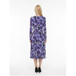 Multicolor Silk Casual Dress