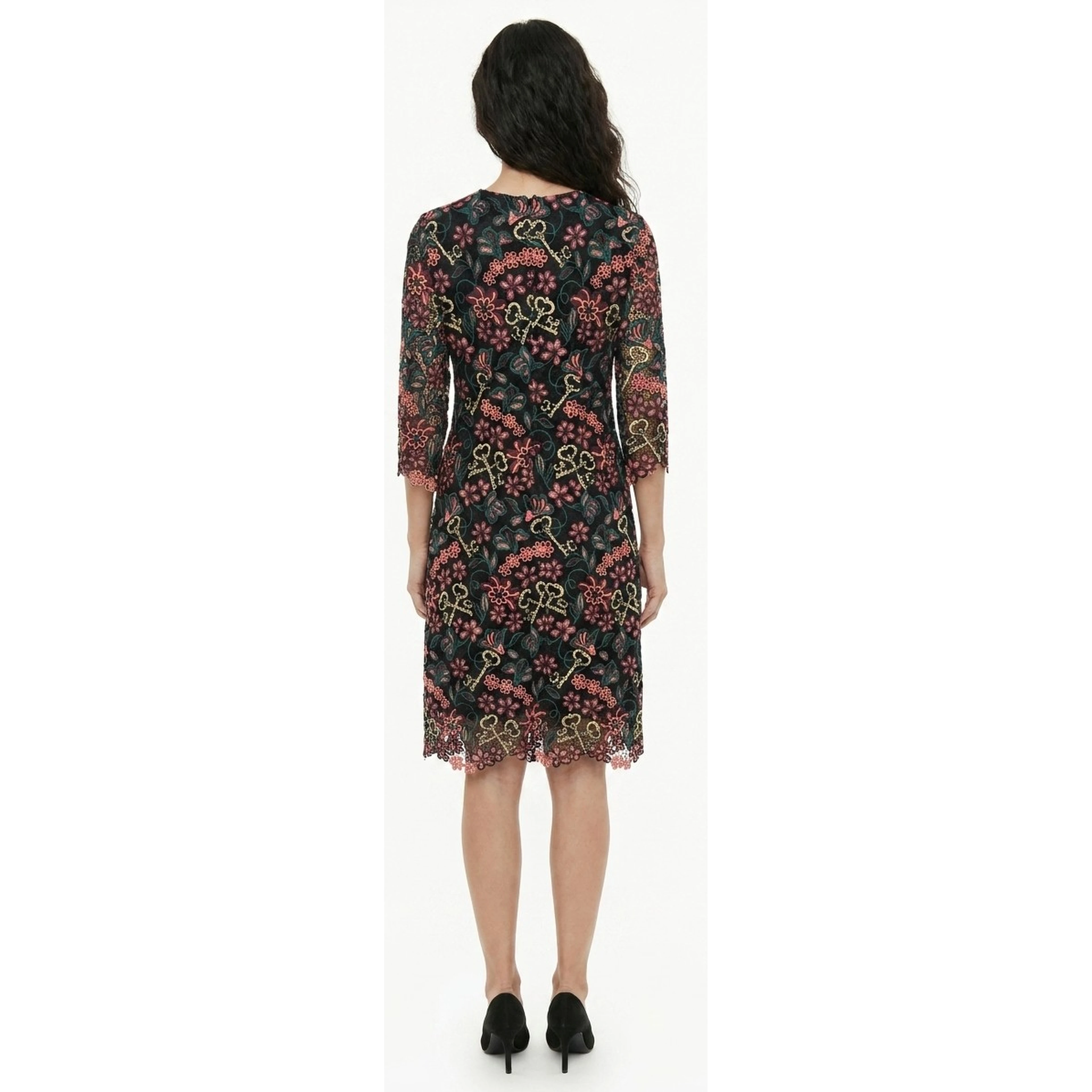 Multicolor Cotton Casual Dress
