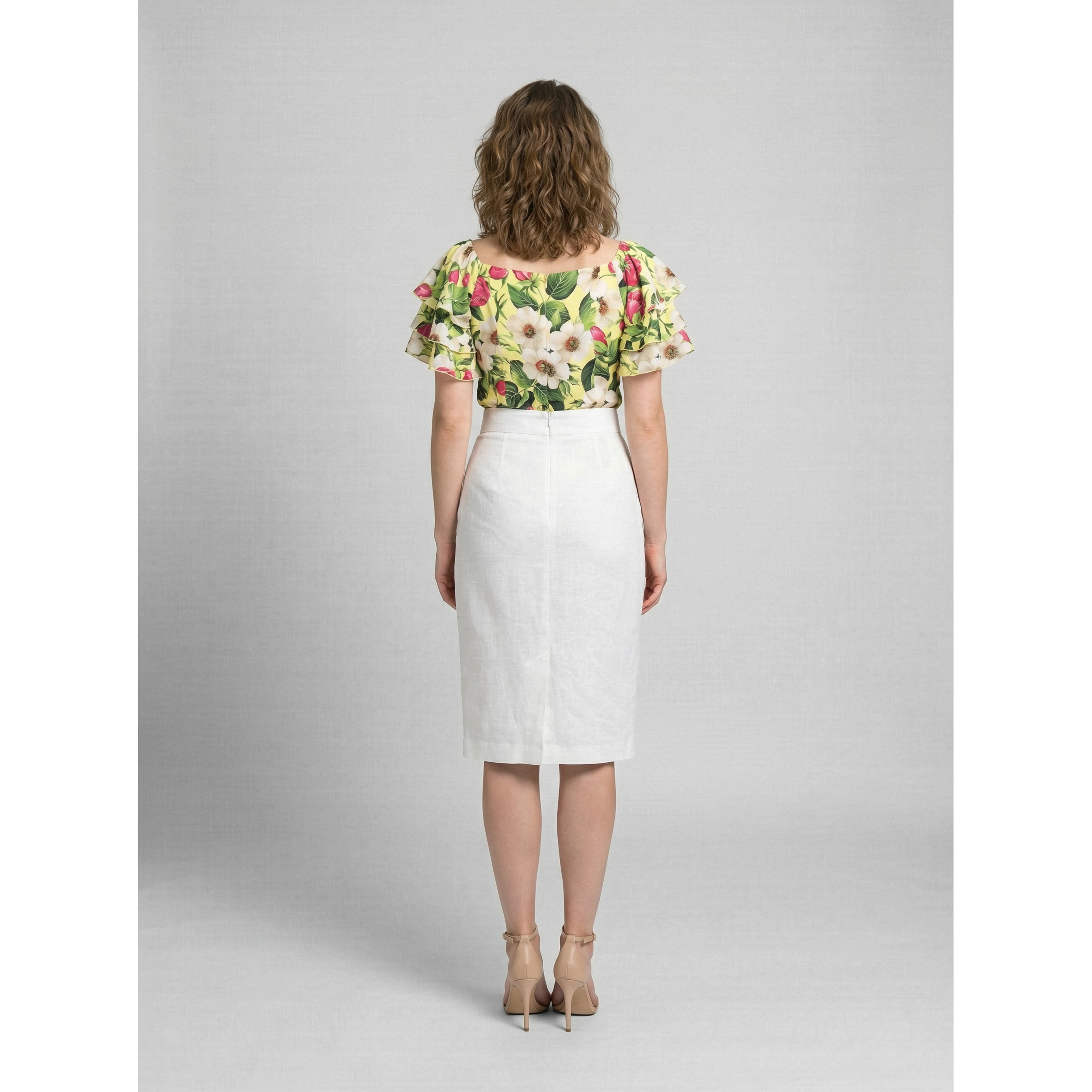 Multicolor Elastane Pattern Shirt