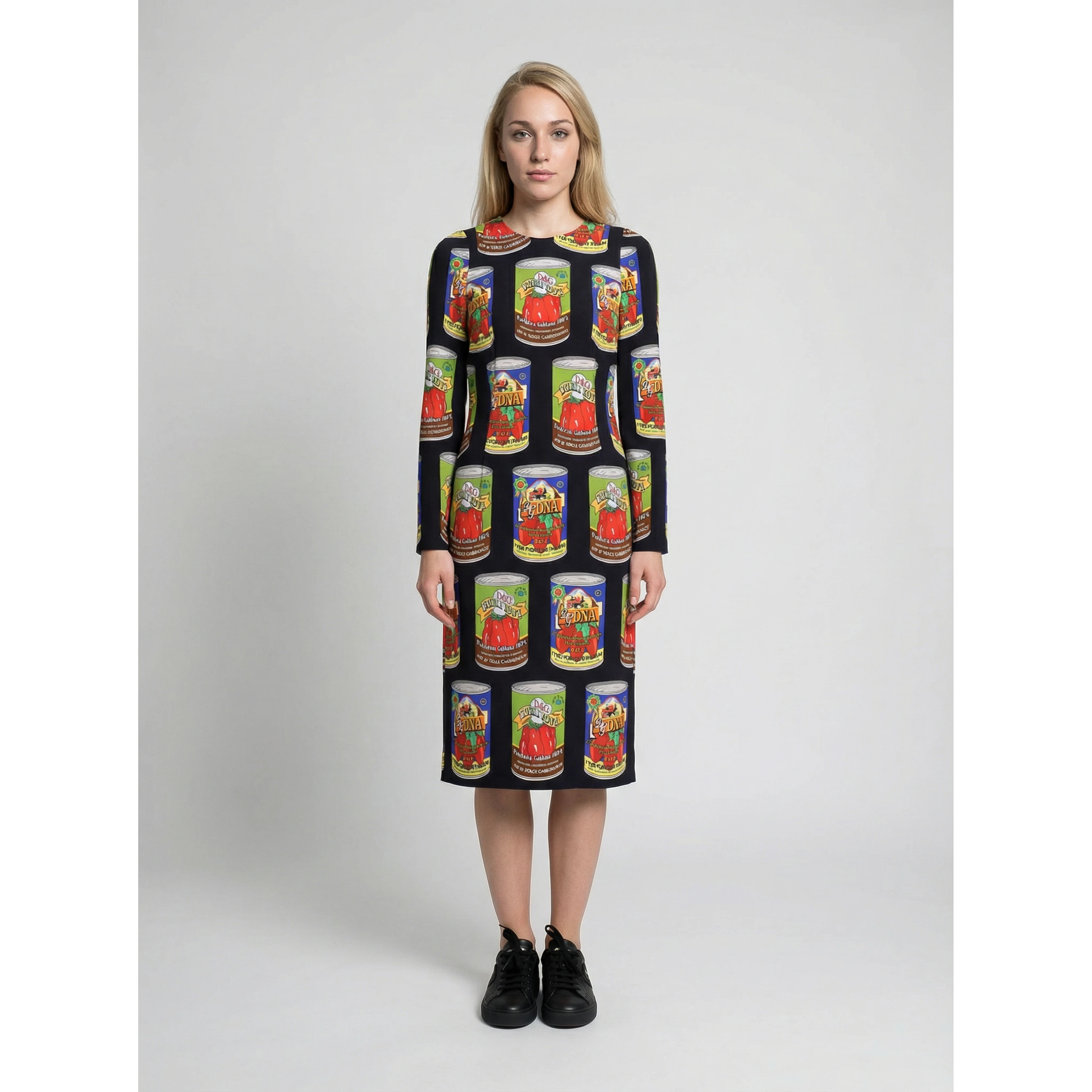 Multicolor Elastane Casual Dress