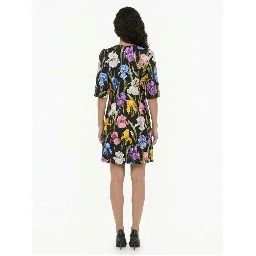 Multicolor Cotton Casual Dress