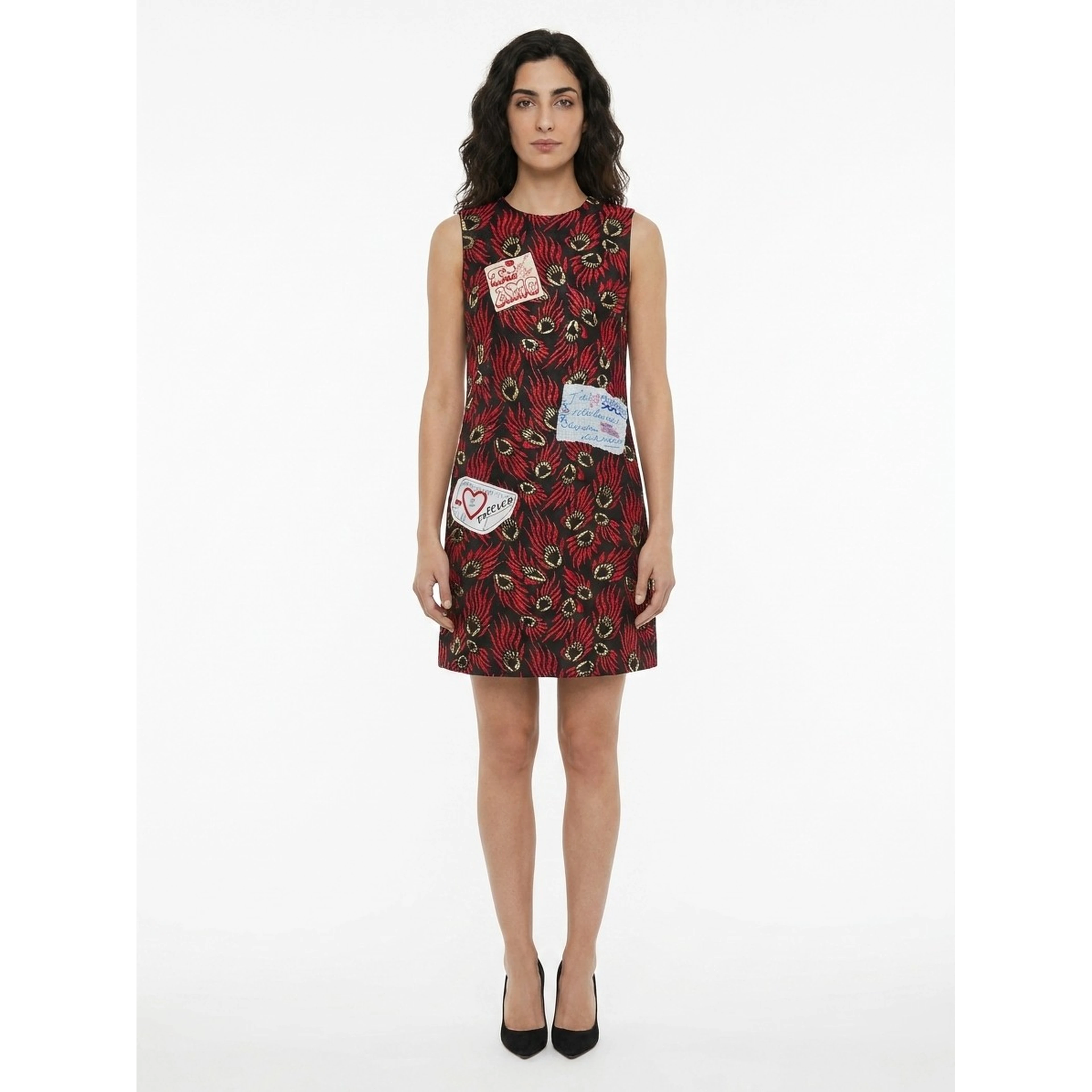 Multicolor Polyamide Casual Dress