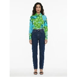 Multicolor Elastane Pattern Shirt