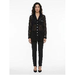 Black Cotton Blazer