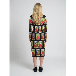 Multicolor Elastane Casual Dress