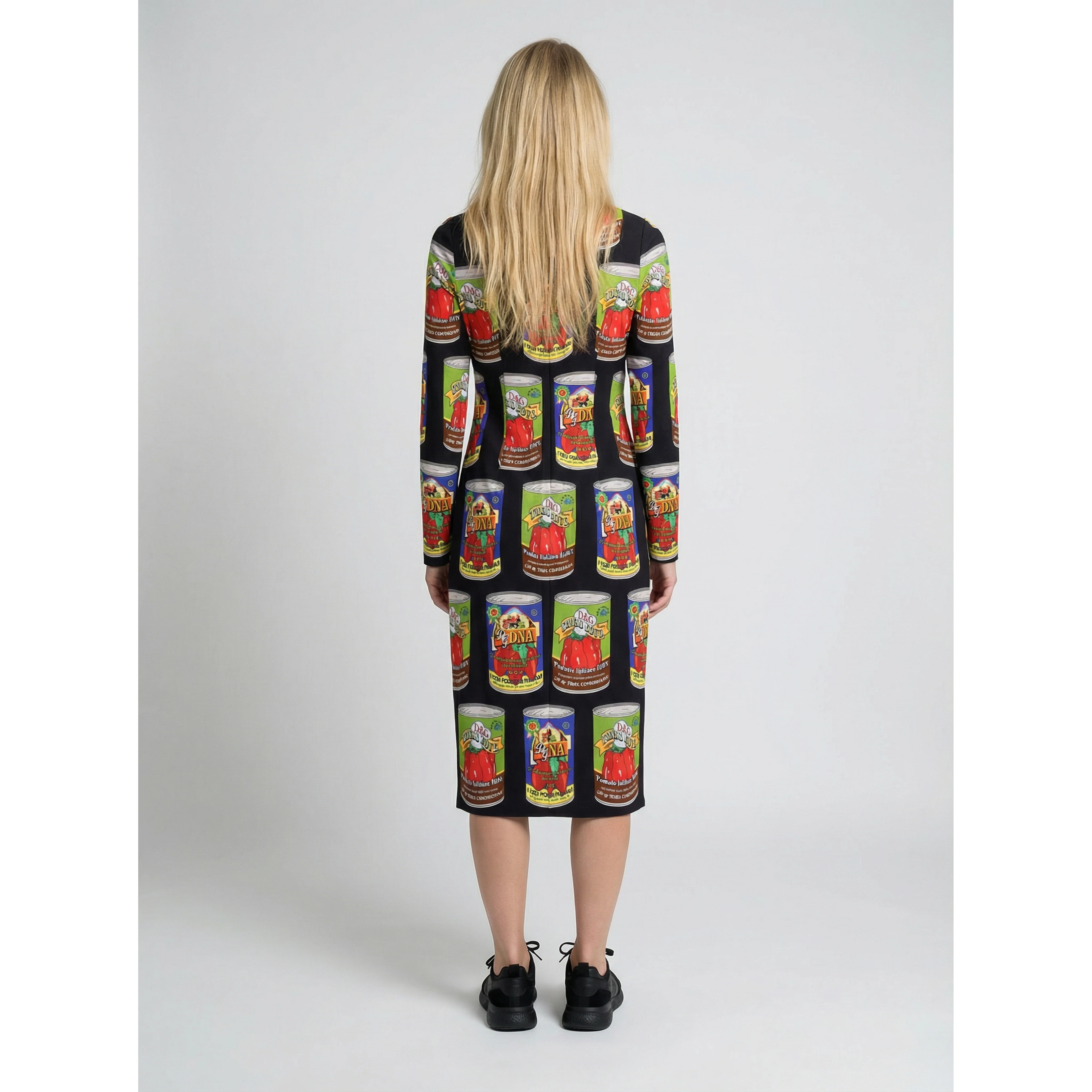 Multicolor Elastane Casual Dress