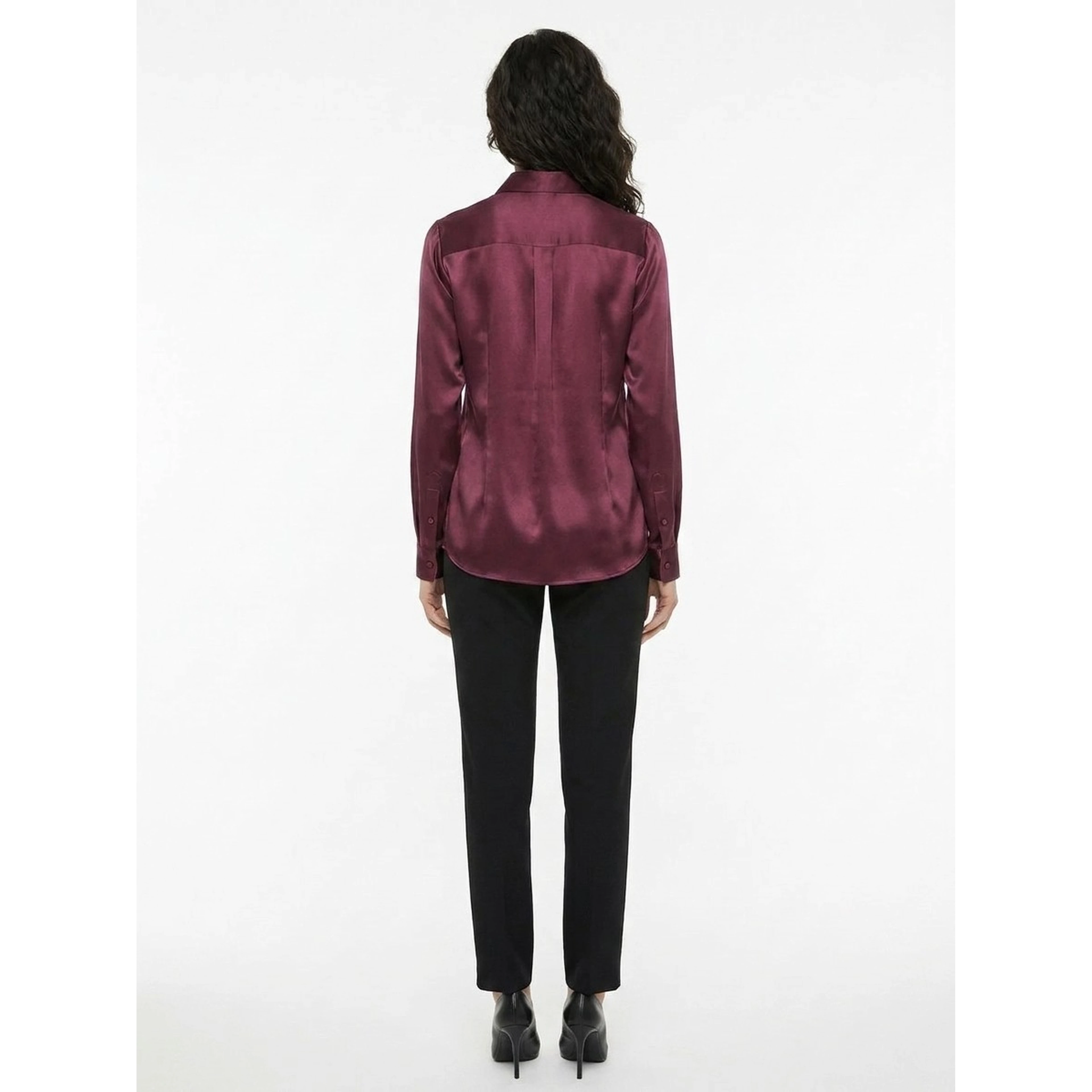 Purple Silk Shirt