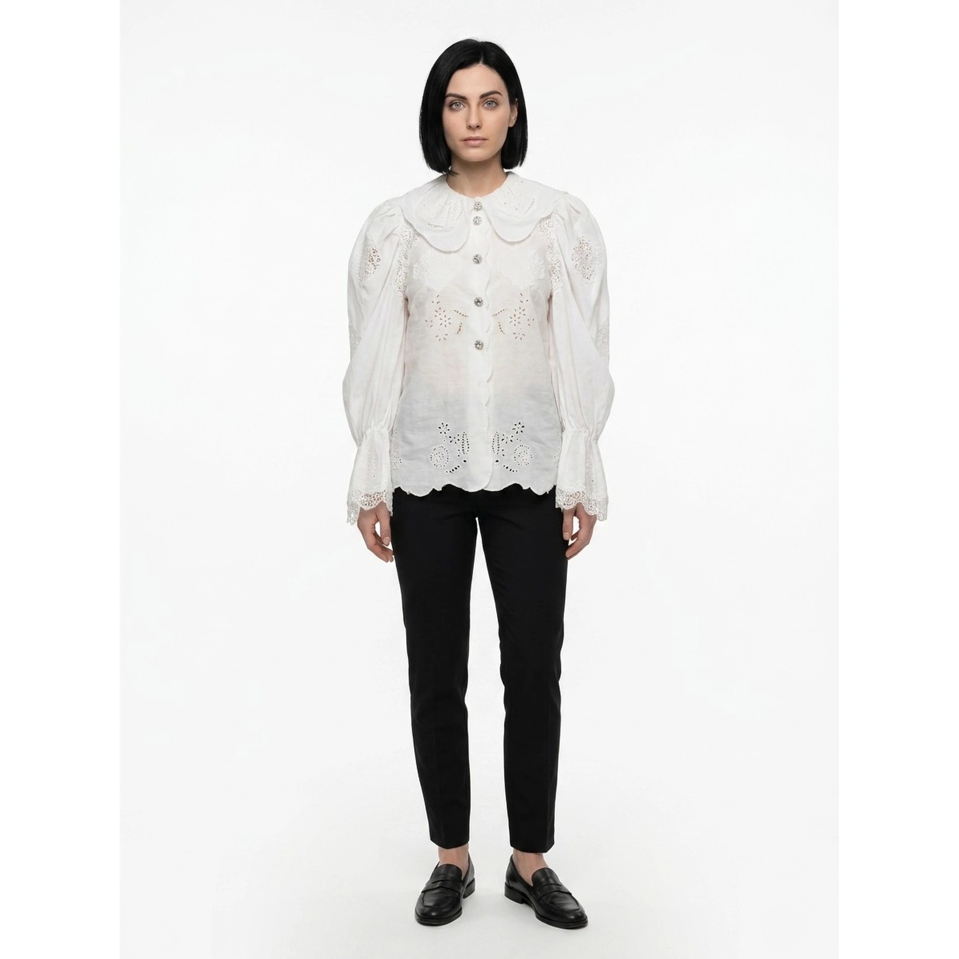White Cotton Blouse