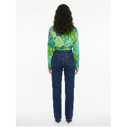 Multicolor Elastane Pattern Shirt