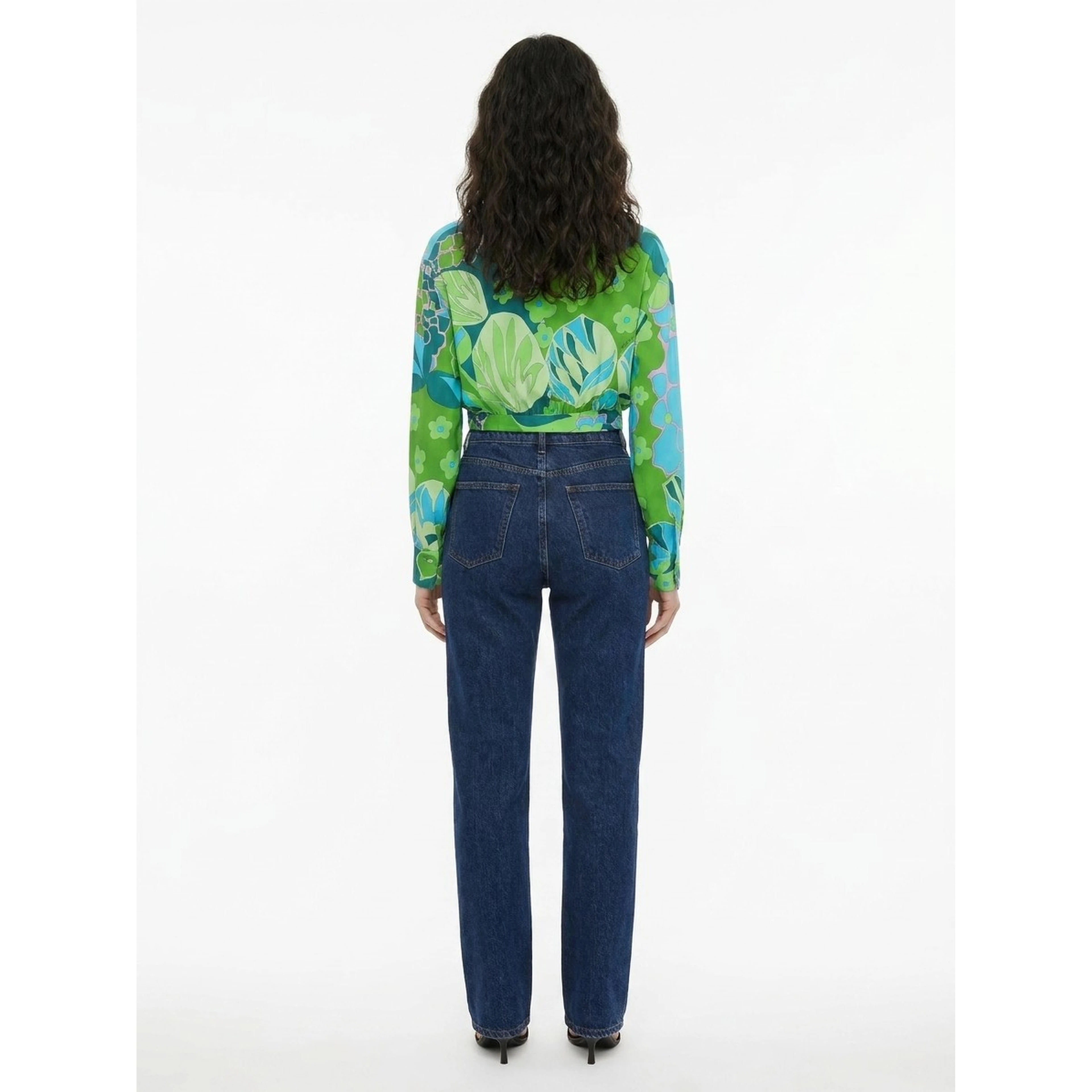 Multicolor Elastane Pattern Shirt