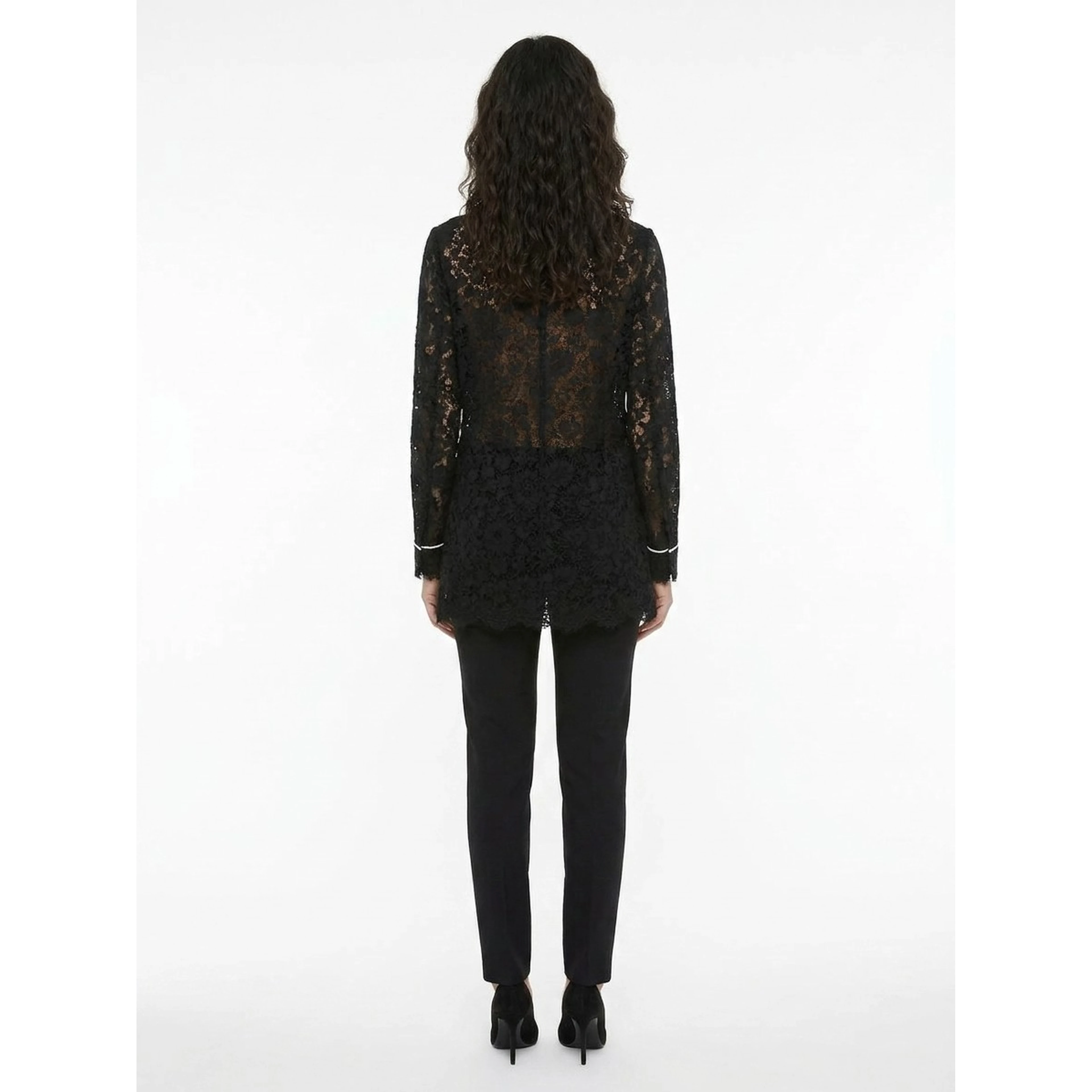 Black Cotton Blazer
