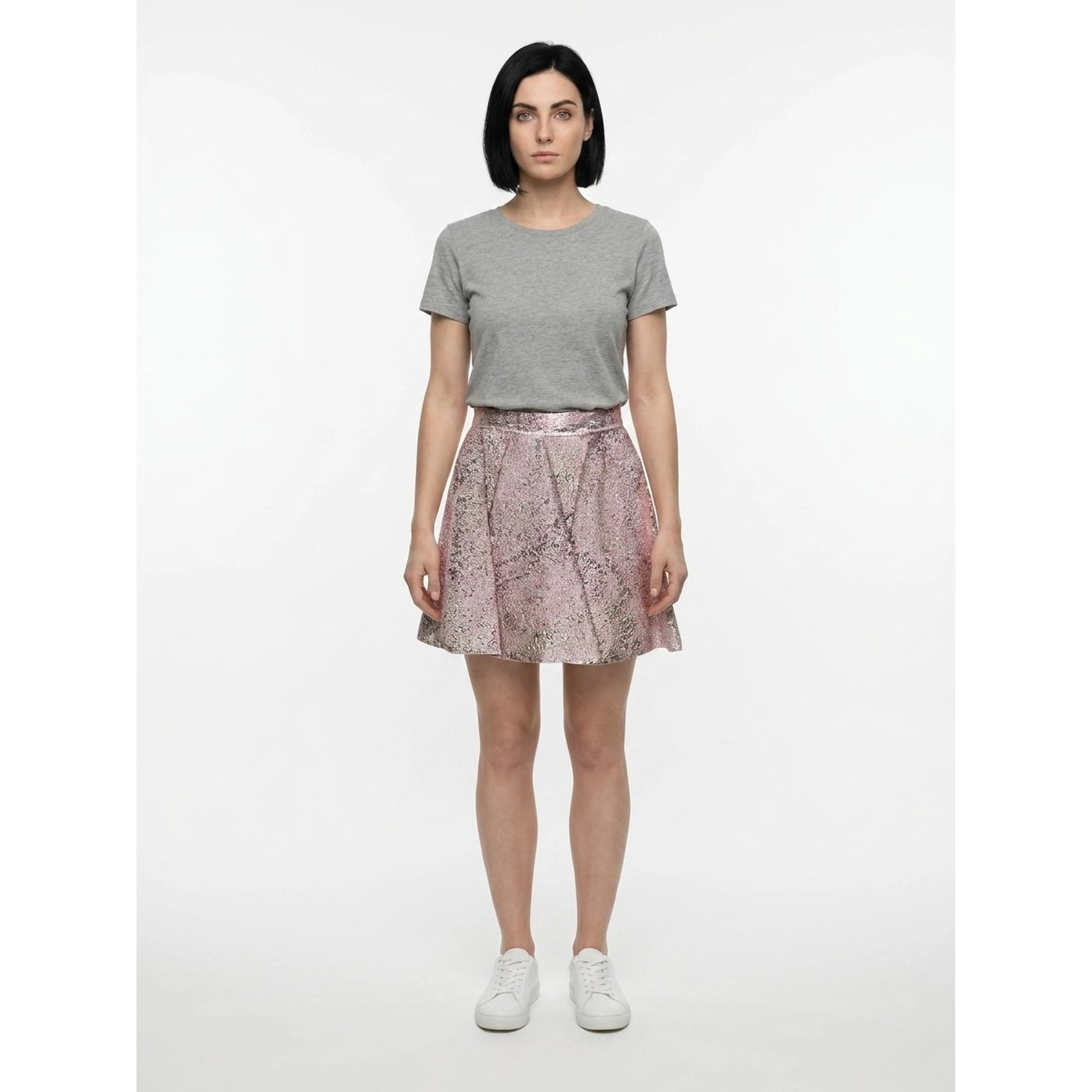 Multicolor Polyamide Mini Skirt