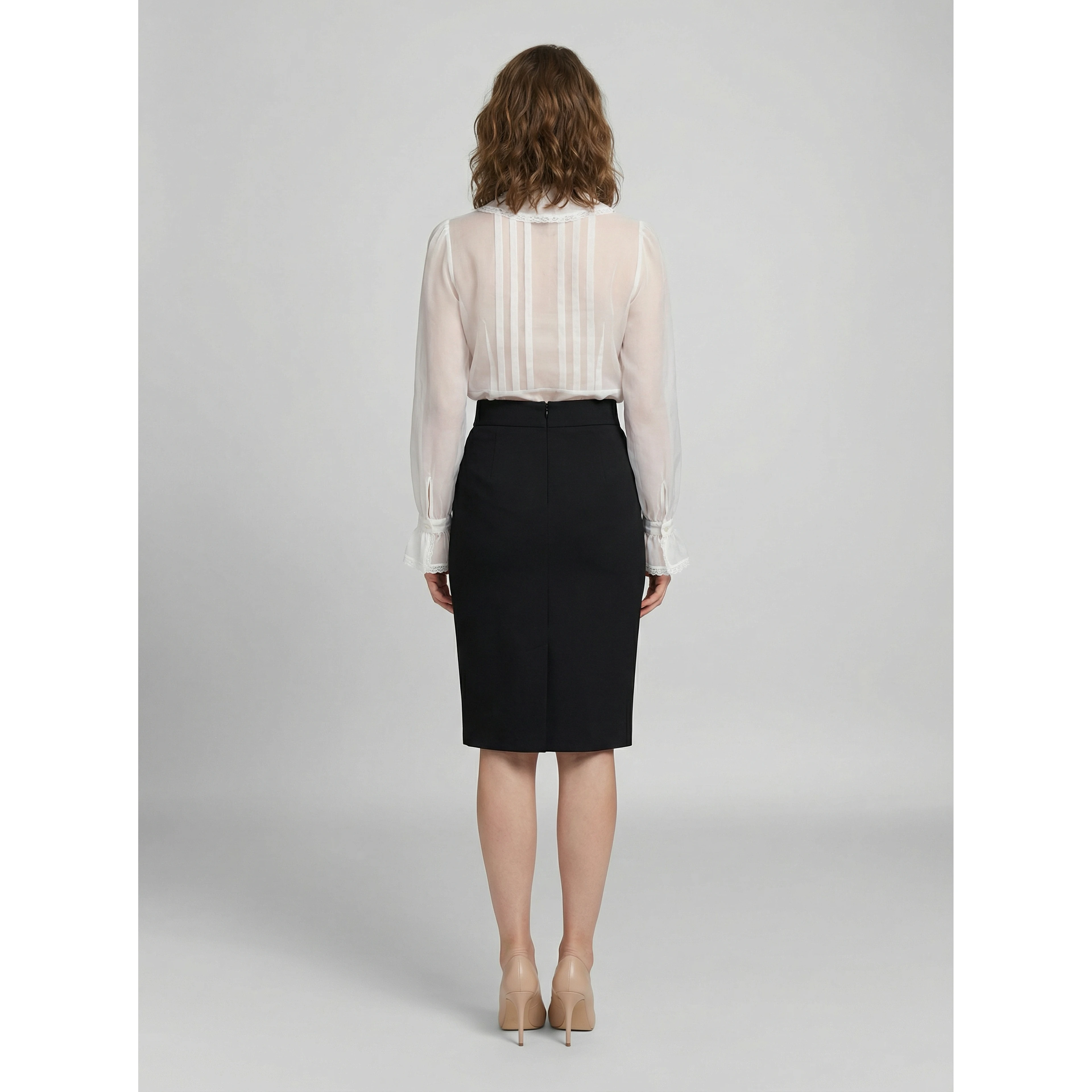 White Polyamide Shirt