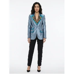 Blue Polyamide Blazer