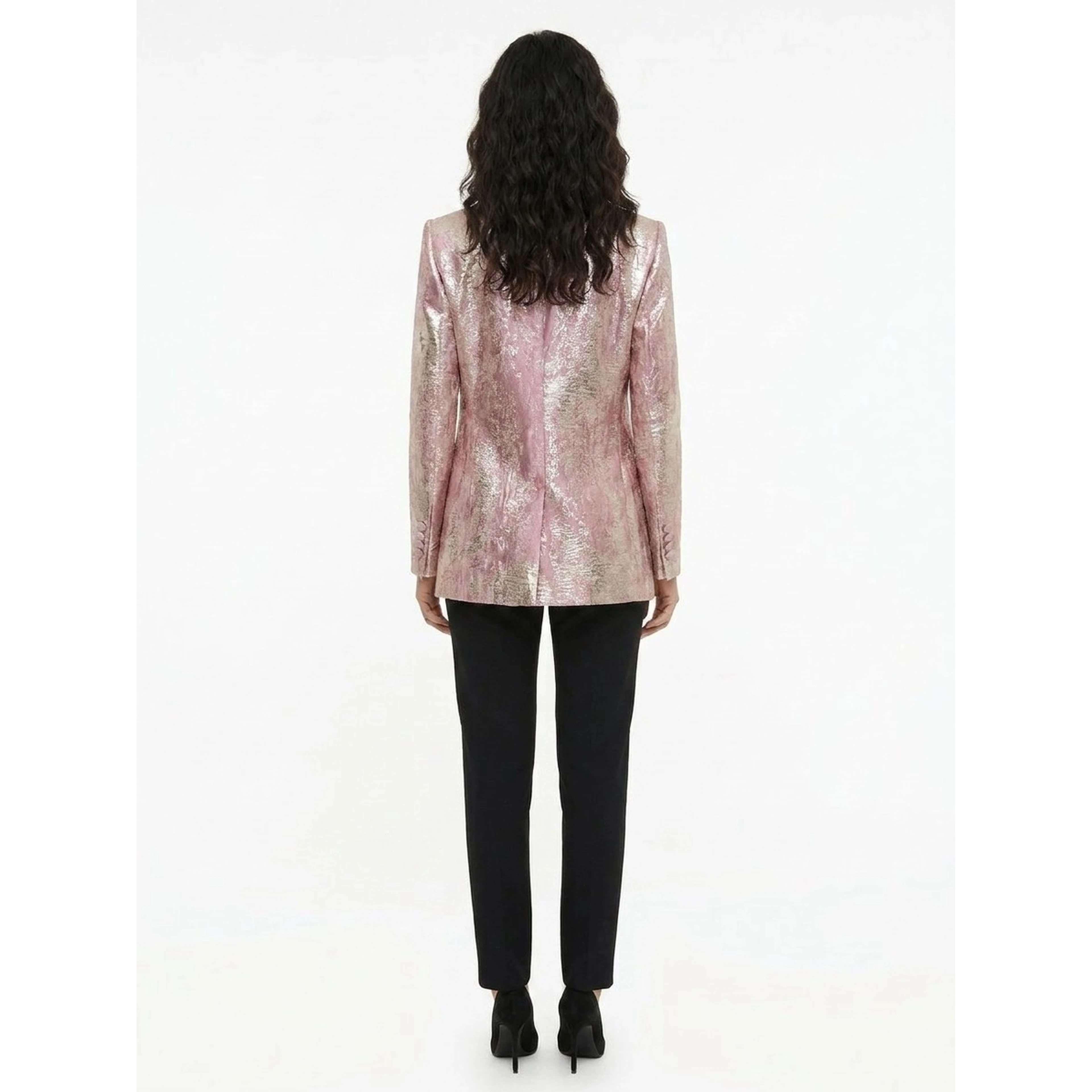 Multicolor Polyester Blazer