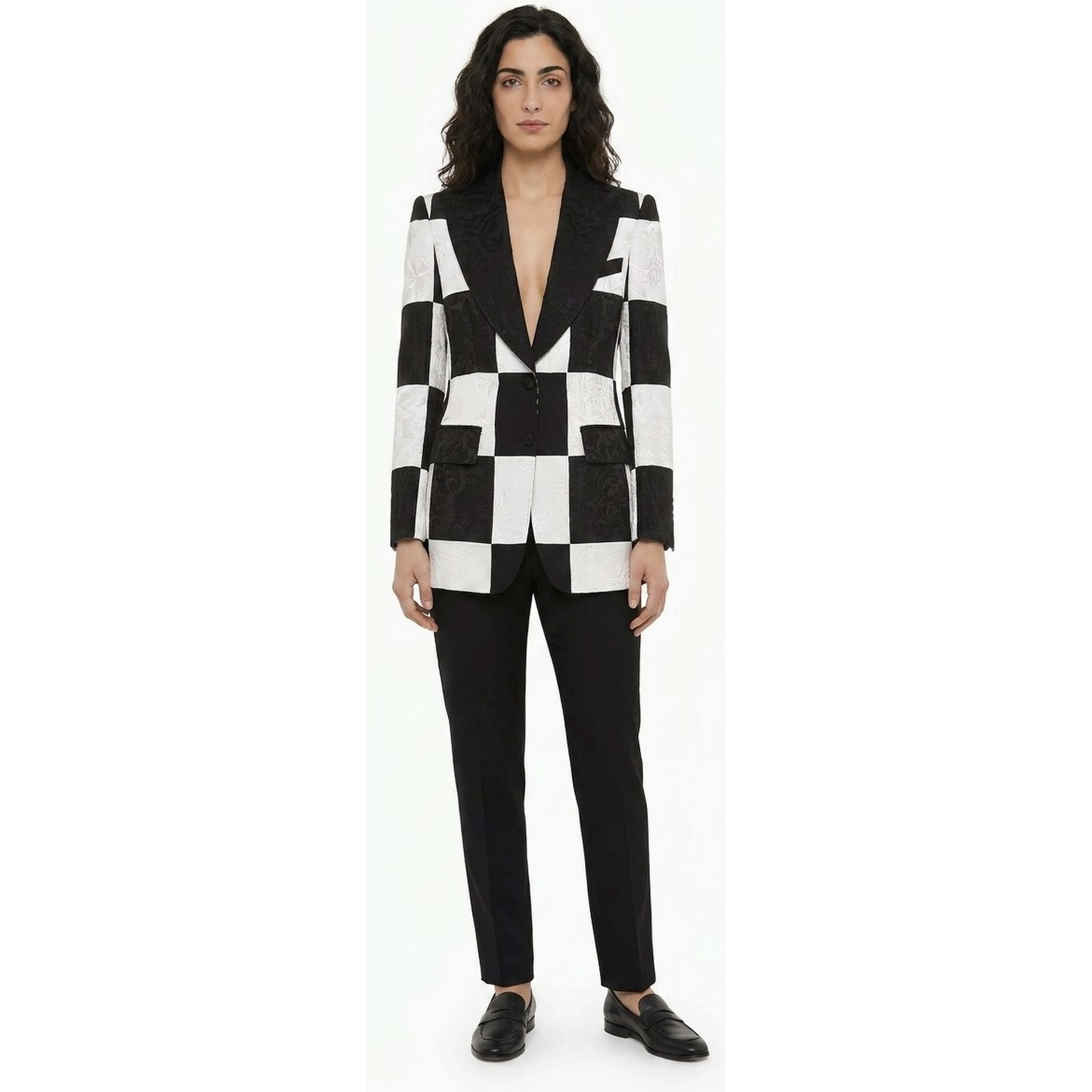 Multicolor Acetate Blazer