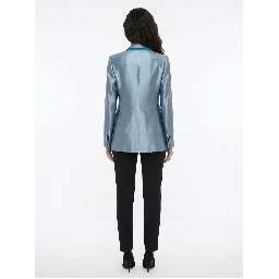 Blue Polyamide Blazer