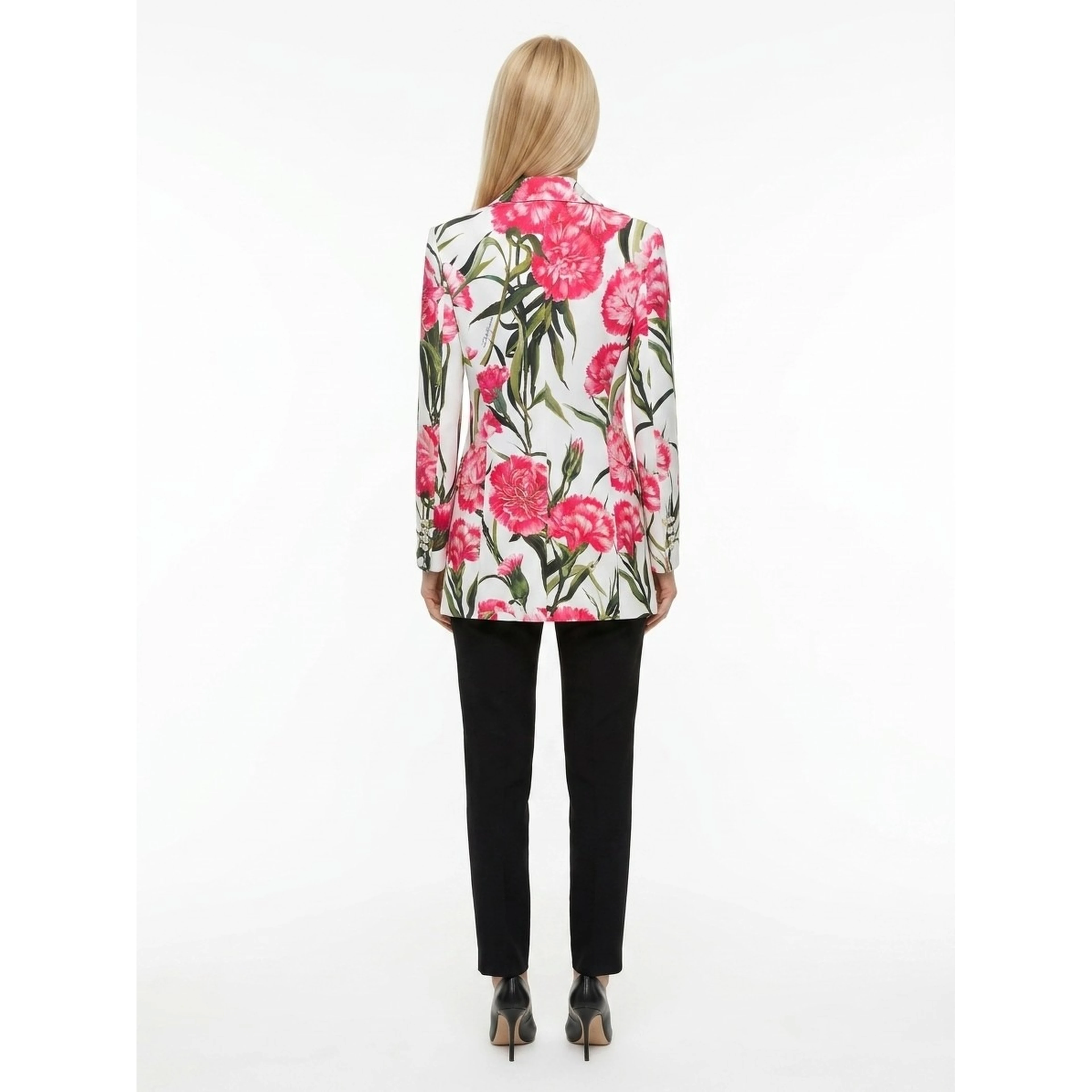 Multicolor Elastane Blazer