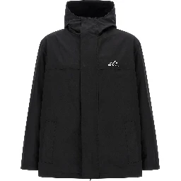 Black Polyester Parka