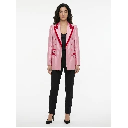 Pink Cotton Blazer