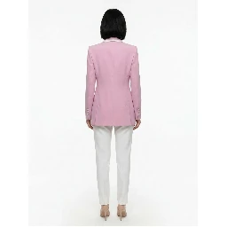 Pink Elastane Blazer