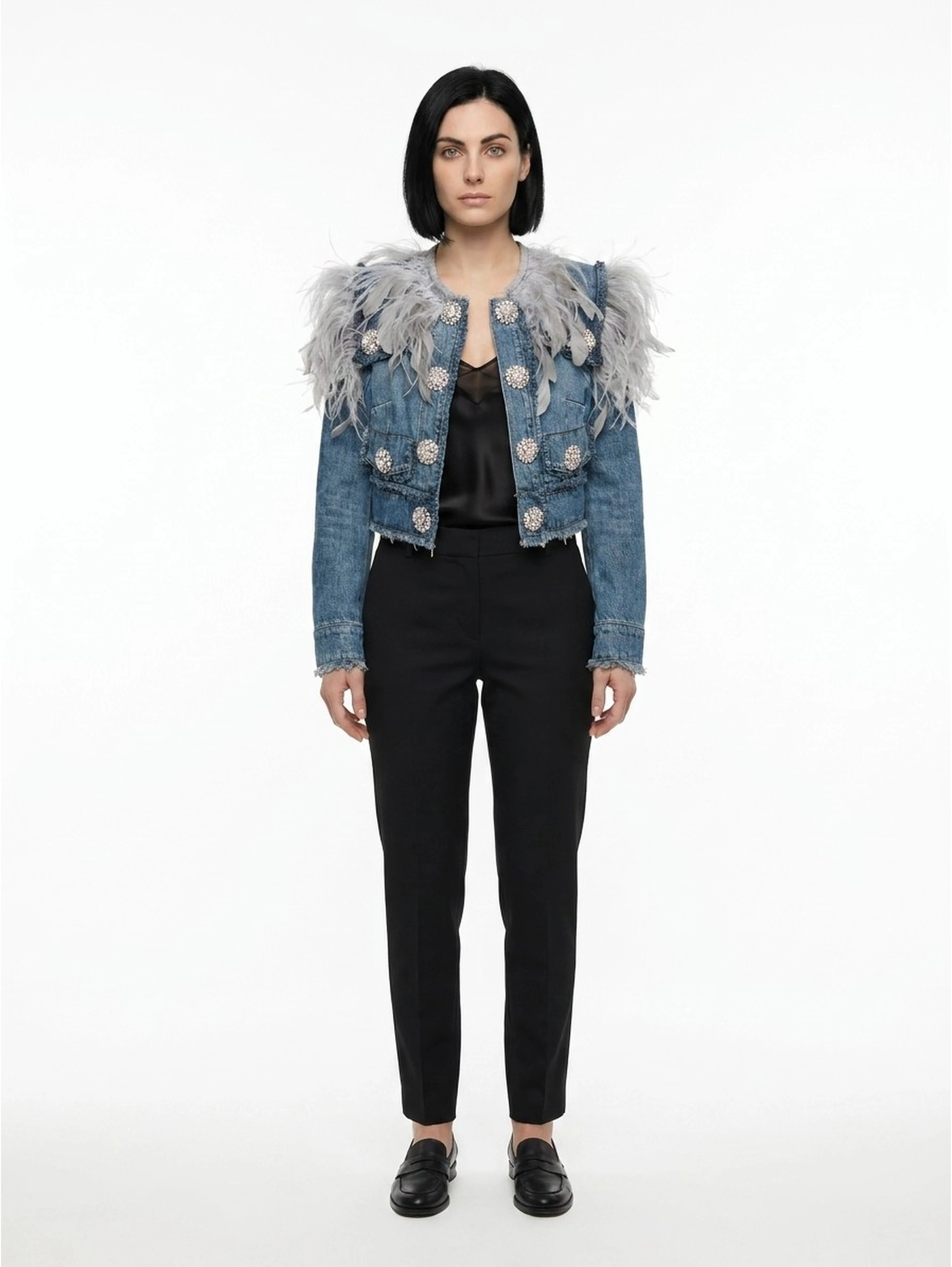 Blue Cotton Denim Jacket