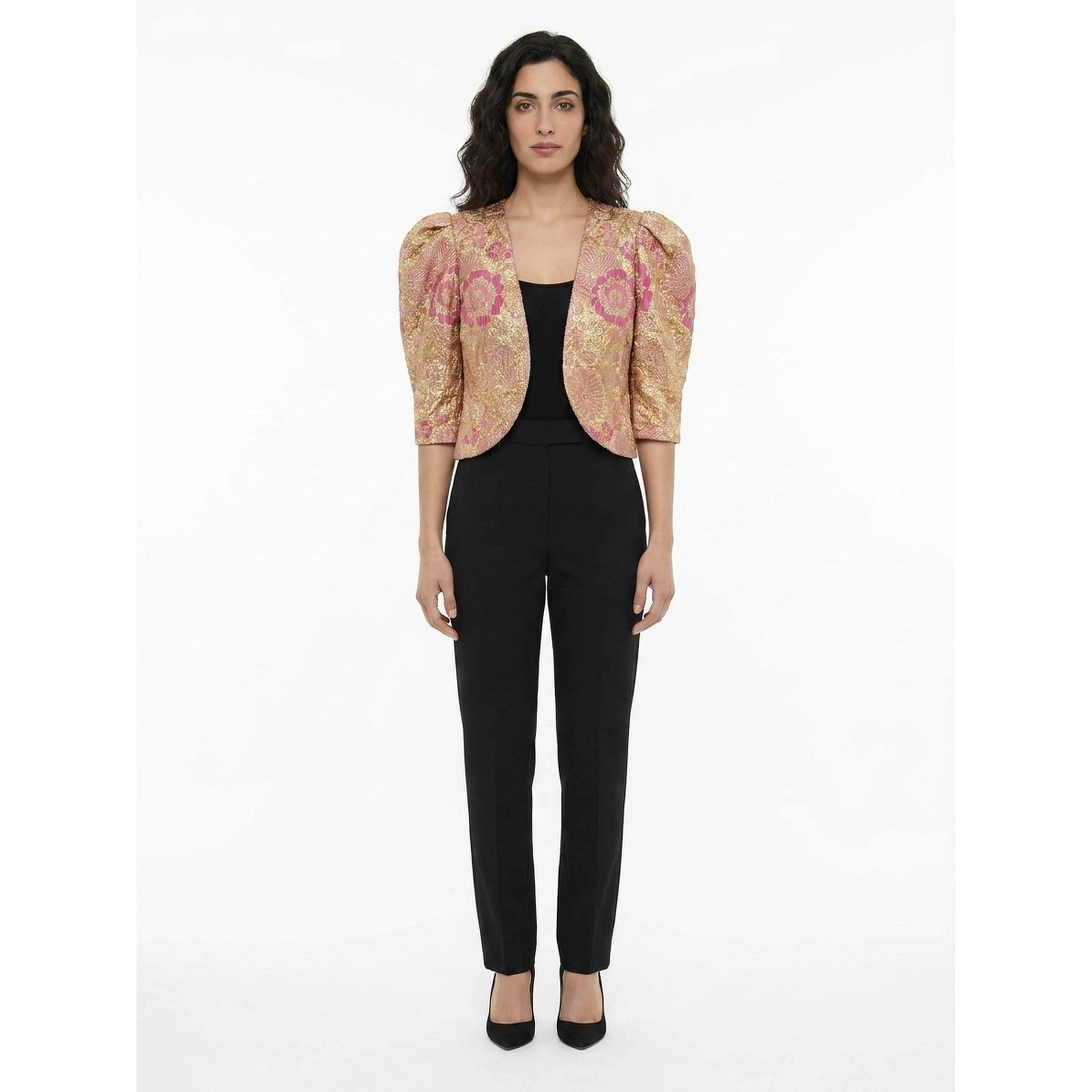 Multicolor Acetate Blazer