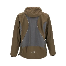 Gray Polyester Parka