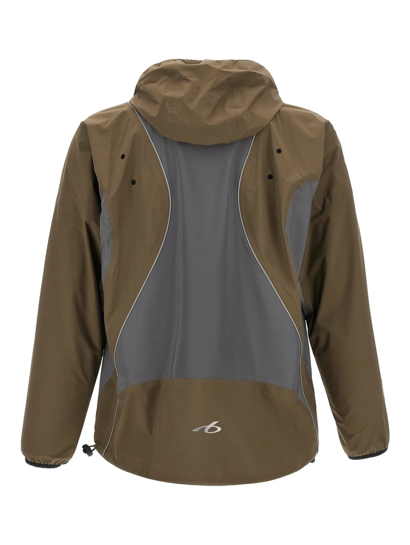 Gray Polyester Parka