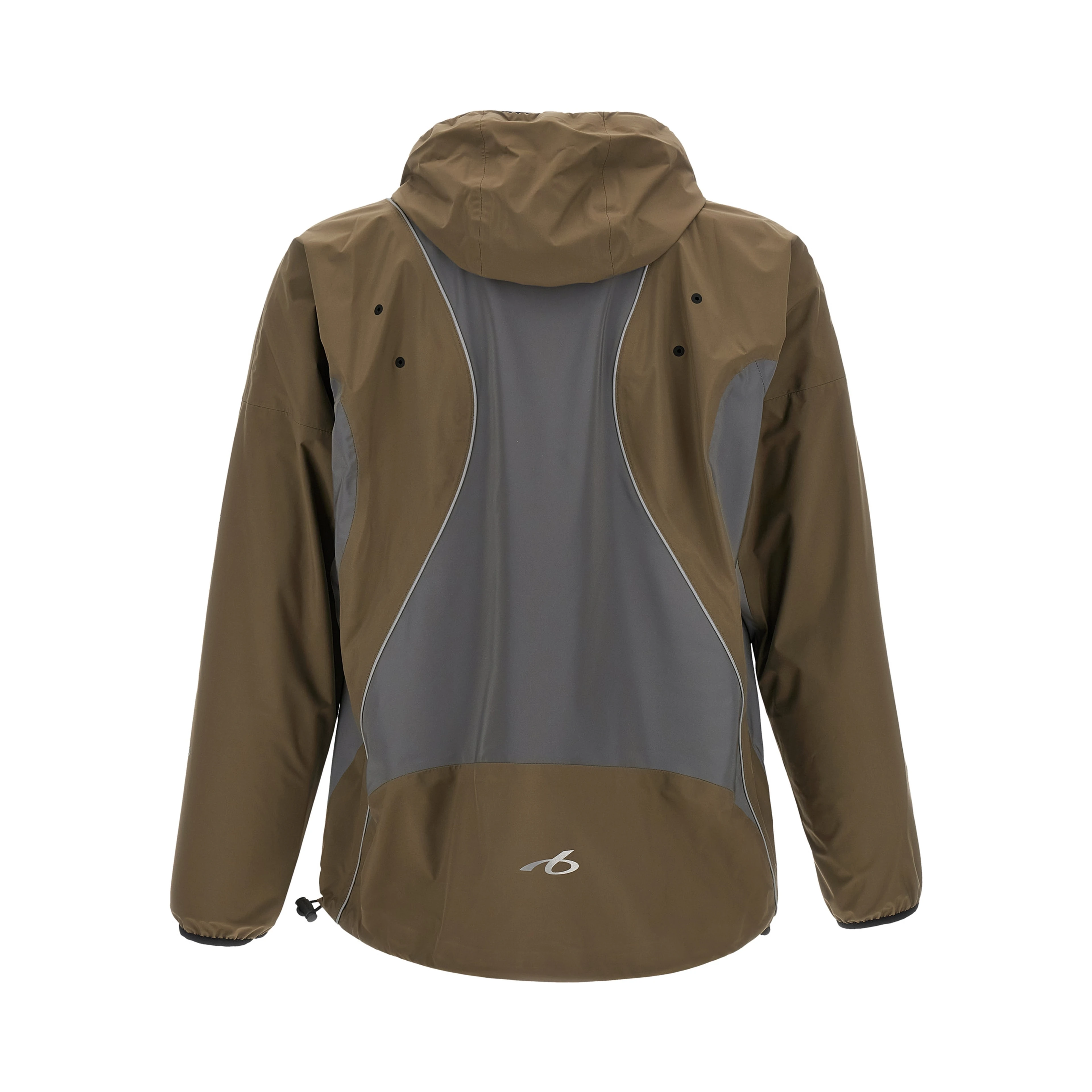 Gray Polyester Parka
