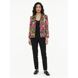 Multicolor Cotton Blazer